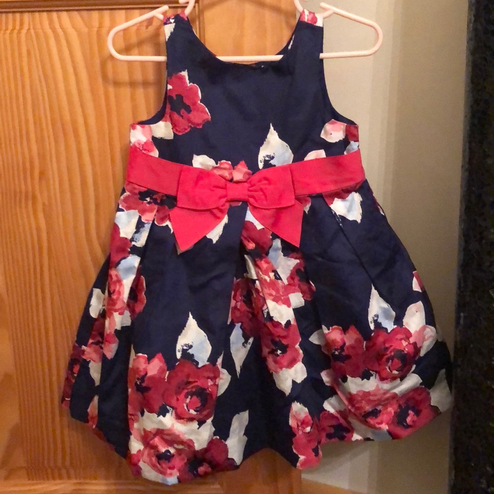 Janie and jack floral dress and sweater